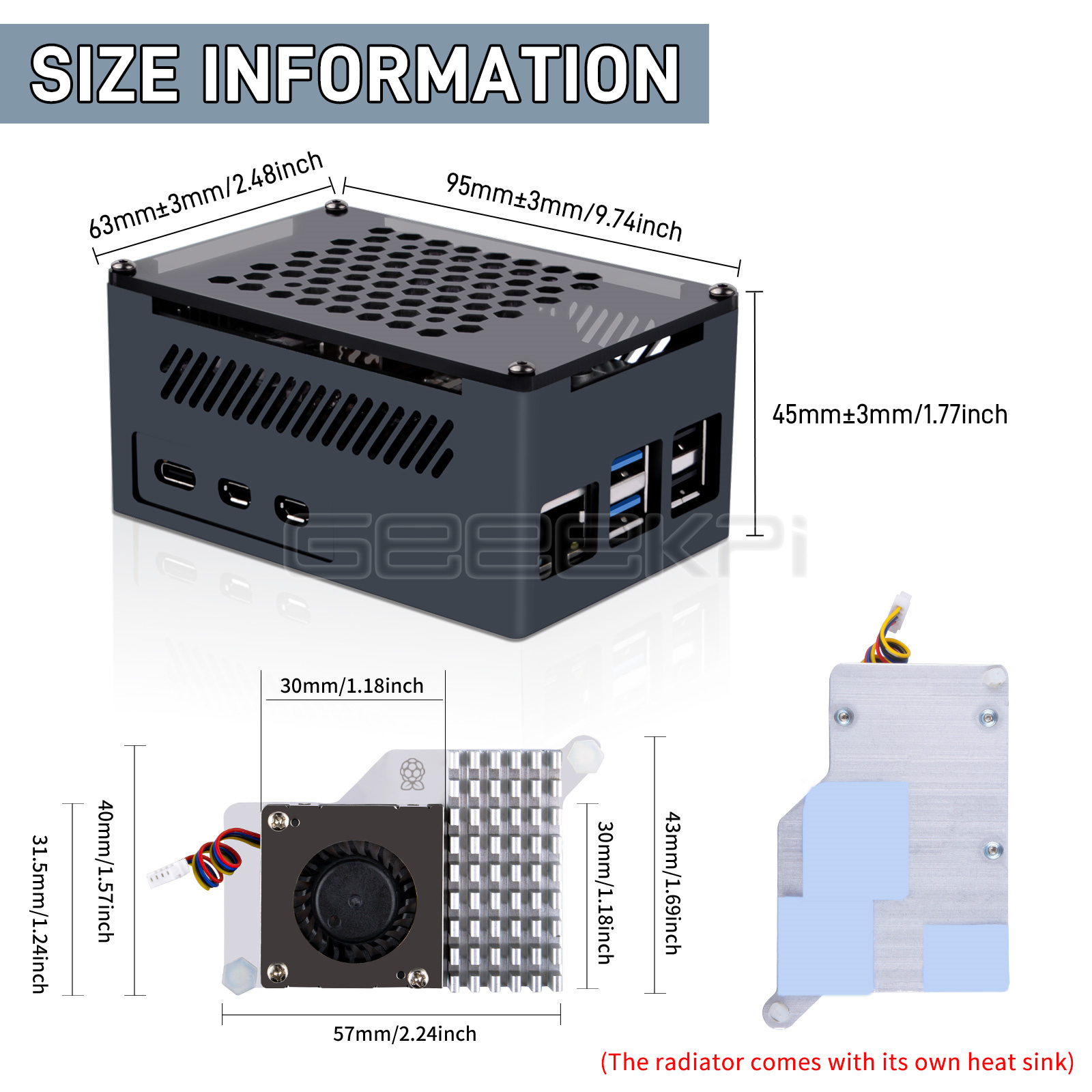 GeeekPi M.2 NVME M-Key & PoE+  – Argon One V3 M.2 Nvme Case Bewertung und Preis